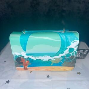 Loungefly Disney Moana Ocean Waves Crossbody Bag